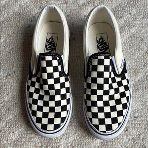 Vans Checkerboard Slip-ons size women’s 9.0/mens 7.5
